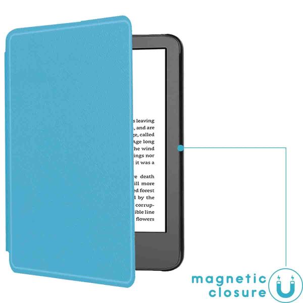 iMoshion Slim Hard Sleepcover Amazon Kindle (2022) 11th gen - Bleu clair
