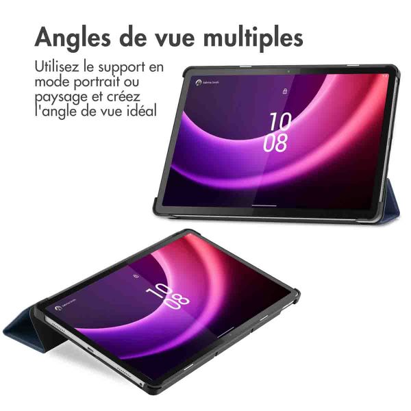 imoshion Coque tablette Trifold Lenovo Tab P11 (2nd gen) - Bleu foncé