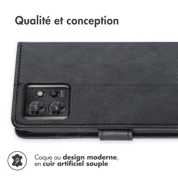 iMoshion Étui de téléphone portefeuille Luxe Motorola ThinkPhone - Noir