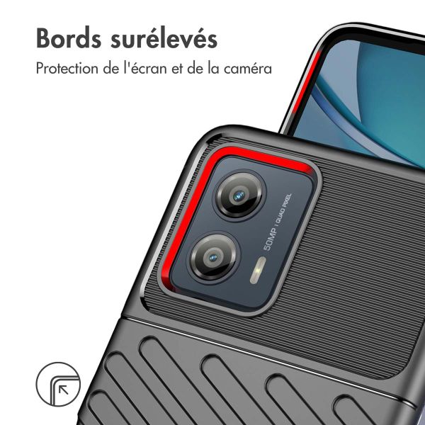 iMoshion Coque Arrière Thunder Motorola Moto G53 - Noir