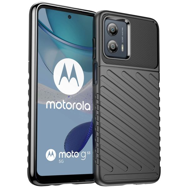 iMoshion Coque Arrière Thunder Motorola Moto G53 - Noir