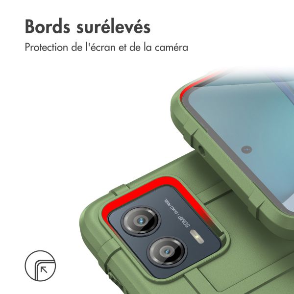 imoshion Coque Arrière Rugged Shield Motorola Moto G53 - Vert