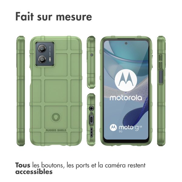 imoshion Coque Arrière Rugged Shield Motorola Moto G53 - Vert