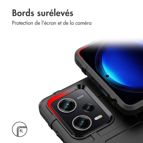 imoshion Coque Arrière Rugged Shield Xiaomi Poco X5 Pro 5G - Noir