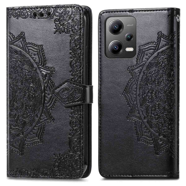 imoshion Etui de téléphone portefeuille Mandala Xiaomi Poco X5 5G - Noir