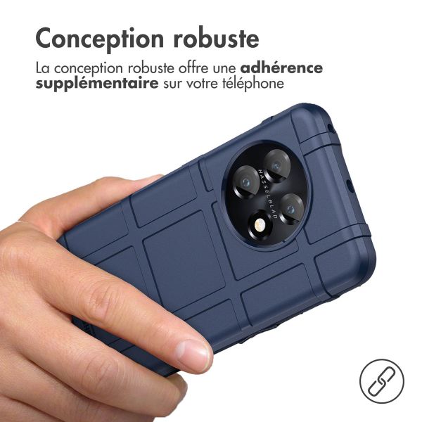 imoshion Coque Arrière Rugged Shield OnePlus 11 - Bleu foncé