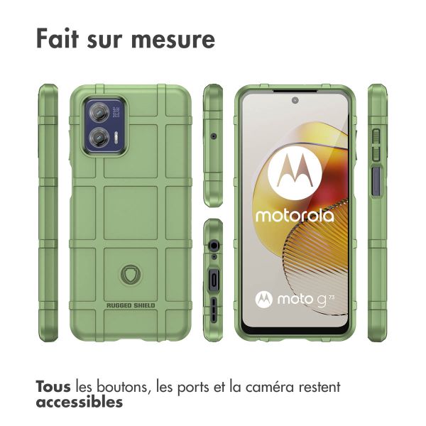 imoshion Coque Arrière Rugged Shield Motorola Moto G73 - Vert