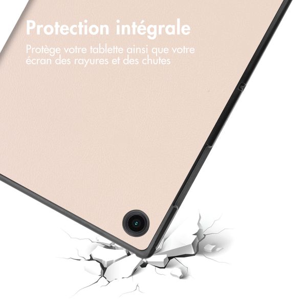 imoshion Coque tablette Trifold Samsung Galaxy Tab A8 - Beige