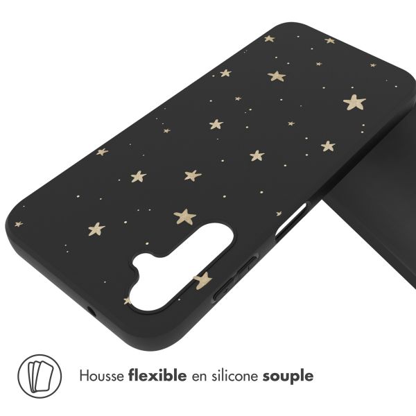 iMoshion Coque Design Samsung Galaxy A14 (5G/4G) - Stars Gold