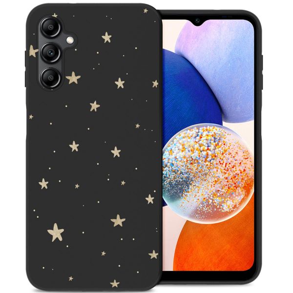 iMoshion Coque Design Samsung Galaxy A14 (5G/4G) - Stars Gold