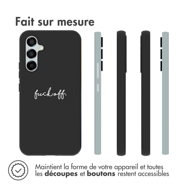 iMoshion Coque Design Samsung Galaxy A54 (5G) - Fuck Off - Noir