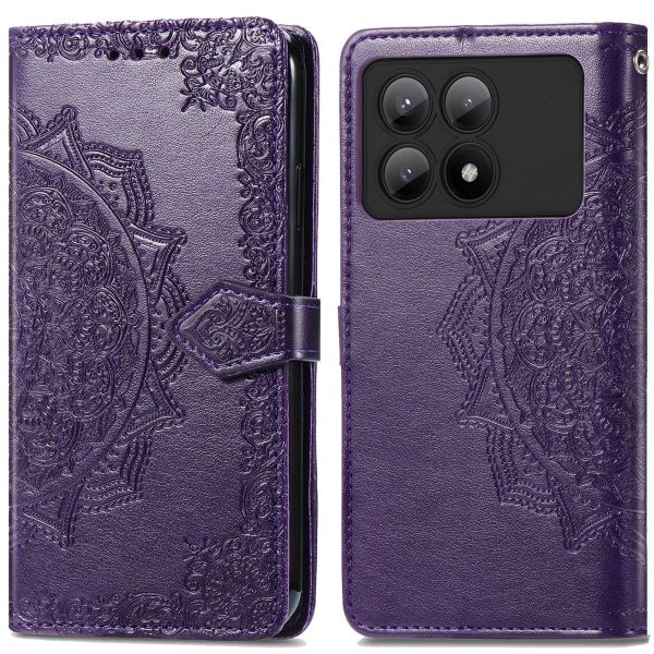 imoshion Etui de téléphone portefeuille Mandala Xiaomi Poco X6 Pro - Violet