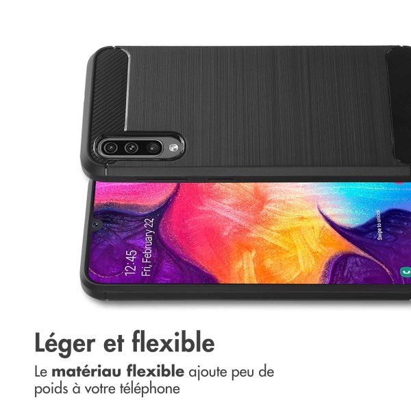 imoshion Coque Brushed Samsung Galaxy A50 / A30s - Noir