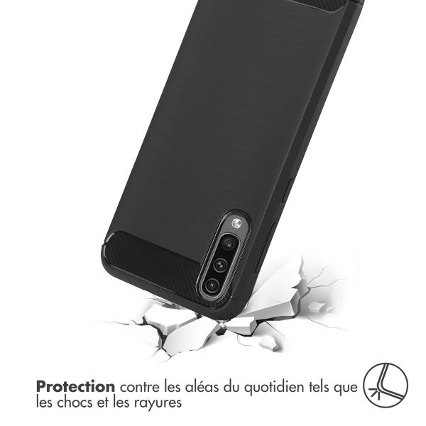 imoshion Coque Brushed Samsung Galaxy A50 / A30s - Noir