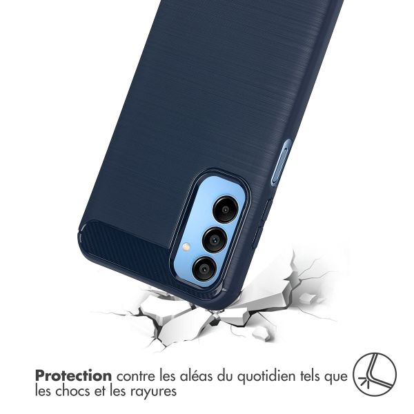 imoshion Coque Brushed Samsung Galaxy A15 (5G/4G) - Bleu foncé