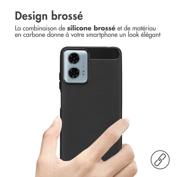 imoshion Coque Brushed Motorola Moto G24 Power - Noir