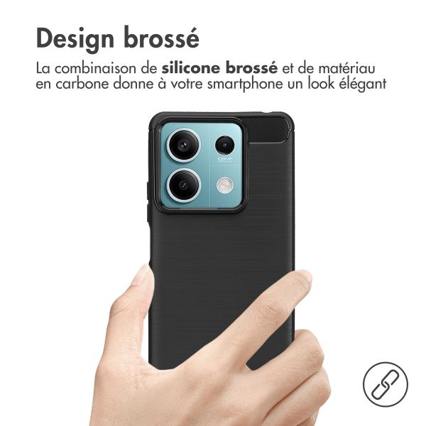 imoshion Coque Brushed Xiaomi Redmi Note 13 (5G) - Noir