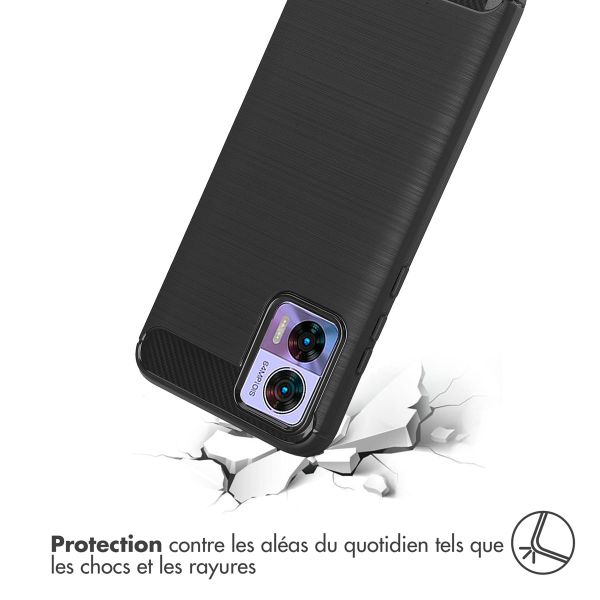 imoshion Coque Brushed Motorola Moto Edge 30 Neo - Noir