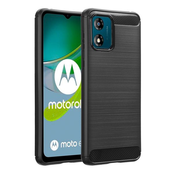 imoshion Coque Brushed Motorola Moto E13 - Noir