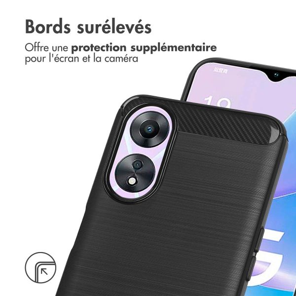 imoshion Coque Brushed Oppo A78 (4G) - Noir