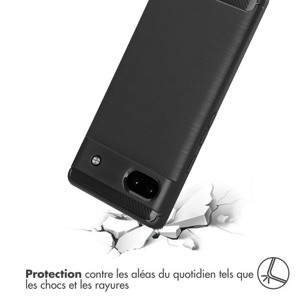 imoshion Coque Brushed Google Pixel 6a - Noir