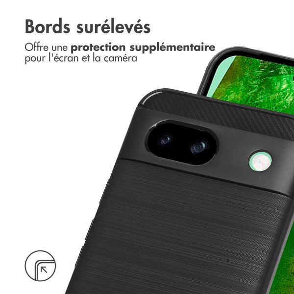 imoshion Coque Brushed Google Pixel 8a - Noir