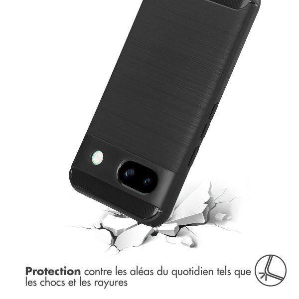 imoshion Coque Brushed Google Pixel 8a - Noir