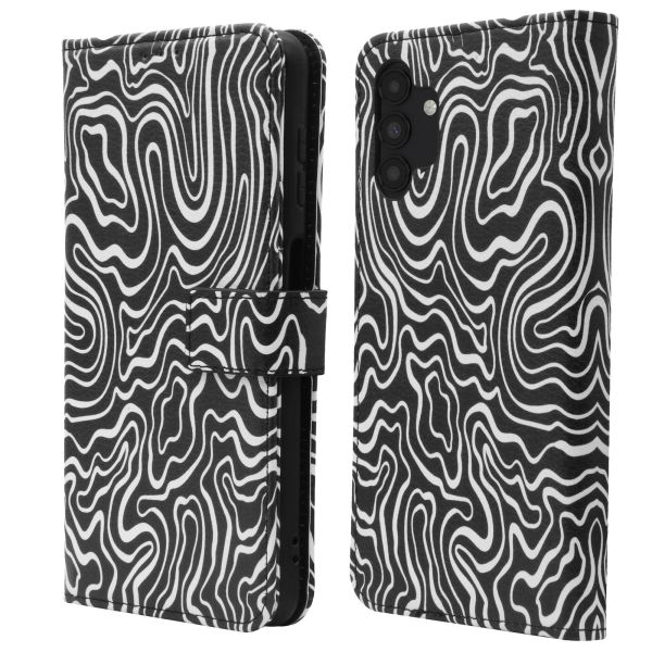 imoshion Étui de téléphone portefeuille Design Samsung Galaxy A13 (5G) - Black And White