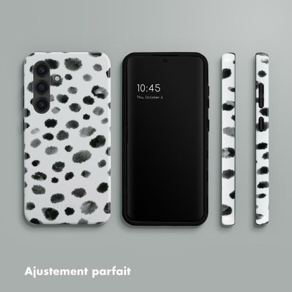 Selencia Coque arrière Vivid Samsung Galaxy S24  - Trendy Leopard