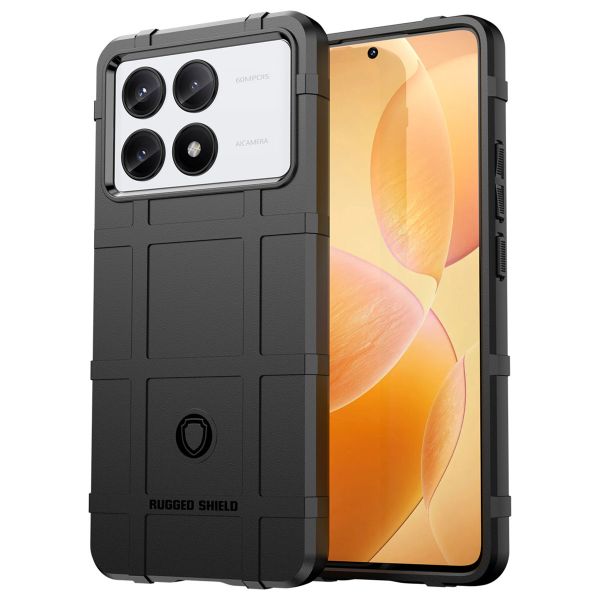 iMoshion Coque Arrière Rugged Shield Xiaomi Poco X6 Pro - Noir