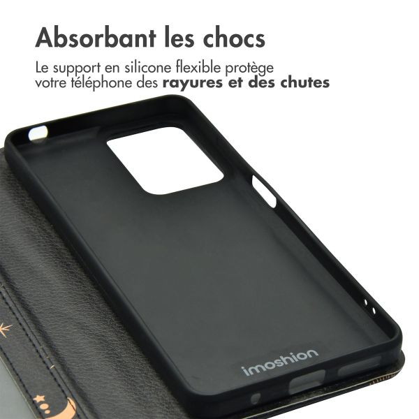 imoshion Étui de téléphone portefeuille Design Motorola Moto G24 Power - Sky Black