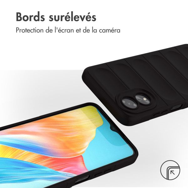 iMoshion Coque arrière EasyGrip Oppo A18 / Oppo A38 - Noir