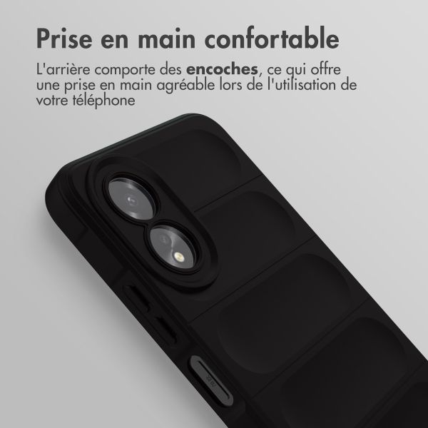 iMoshion Coque arrière EasyGrip Oppo A18 / Oppo A38 - Noir