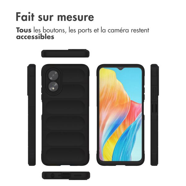 iMoshion Coque arrière EasyGrip Oppo A18 / Oppo A38 - Noir