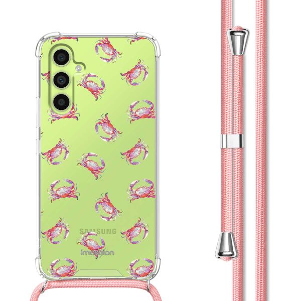 imoshion Coque Design avec cordon Samsung Galaxy A34 - Crab Watercolor