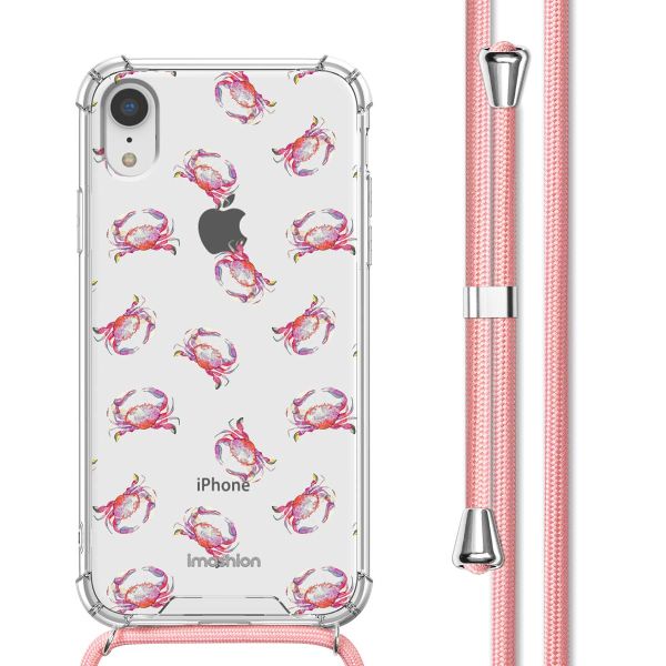 imoshion Coque Design avec cordon iPhone Xr - Crab Watercolor