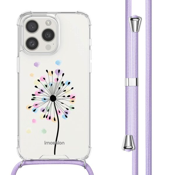 imoshion Coque Design avec cordon iPhone 15 Pro Max - Sandstone Dandelion