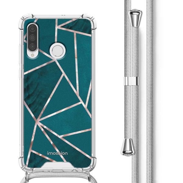 imoshion Coque Design avec cordon Huawei P30 Lite - Petrol Green Graphic