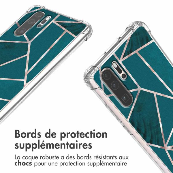 imoshion Coque Design avec cordon Huawei P30 Pro - Petrol Green Graphic