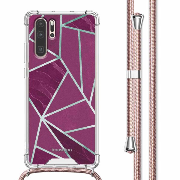 imoshion Coque Design avec cordon Huawei P30 Pro - Bordeaux Graphic