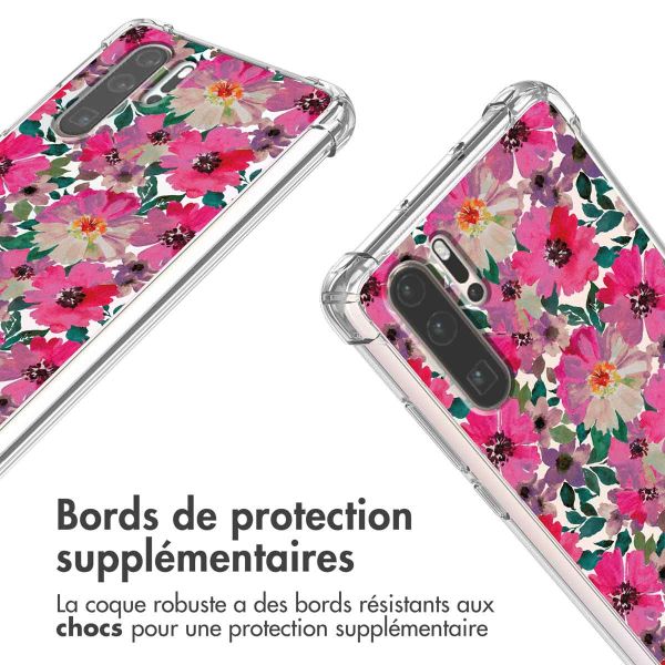 imoshion Coque Design avec cordon Huawei P30 Pro - Flower Water