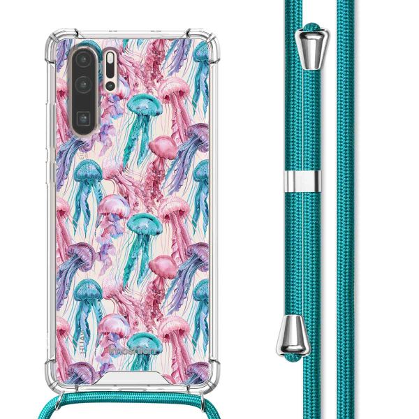 imoshion Coque Design avec cordon Huawei P30 Pro - Jellyfish Watercolor