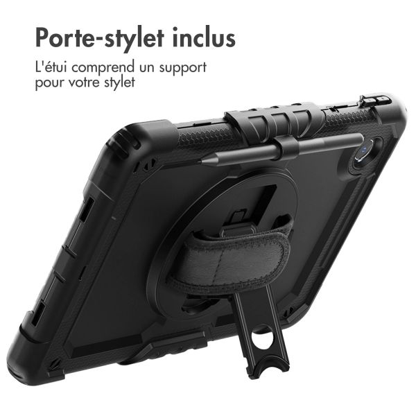 Accezz Coque arrière robuste avec bandoulière Lenovo Tab M11 - Noir