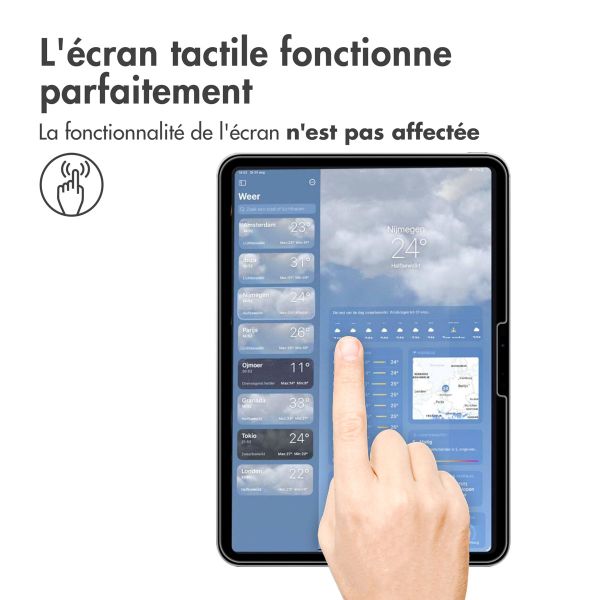 iMoshion Protection d'écran en verre trempé iPad Pro 11 (2024) M4 - Transparent
