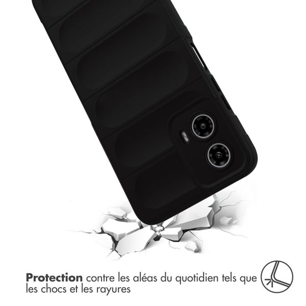 imoshion Coque arrière EasyGrip Motorola Moto G34 - Noir