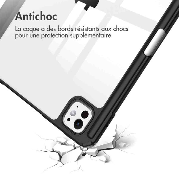 iMoshion Coque tablette rigide Trifold iPad Pro 11 (2024) M4 - Noir