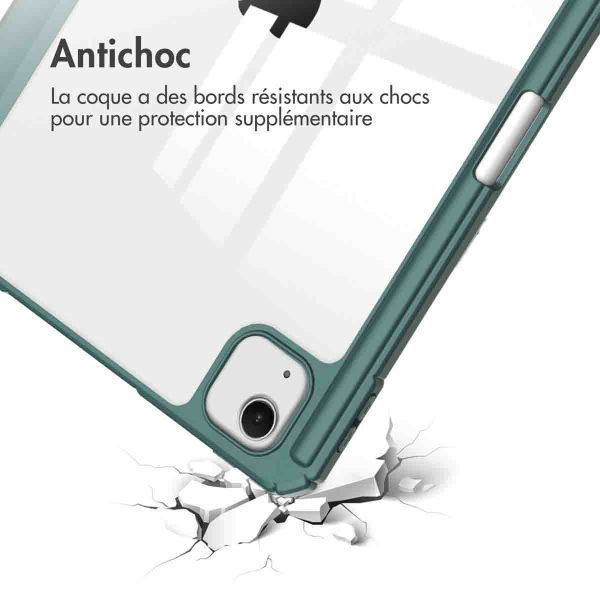 imoshion Coque tablette rigide Trifold iPad Air 13 pouces (2024) M2 - Vert