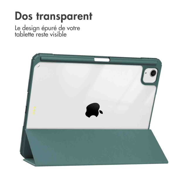 imoshion Coque tablette rigide Trifold iPad Air 13 pouces (2024) M2 - Vert