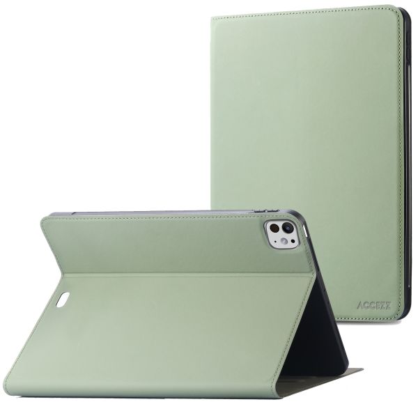 Accezz Housse Classic Tablet Stand iPad Pro 13 (2024) M4 - Vert