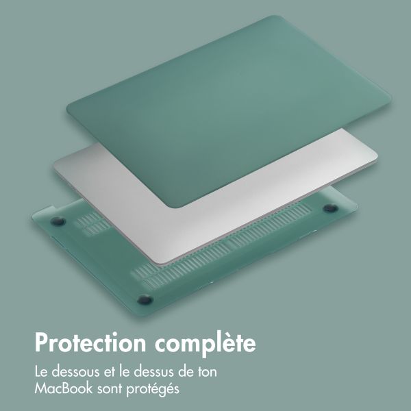 imoshion Coque Laptop MacBook Pro 14 pouces (2021) / Pro 14 pouces (2023) M3 chip - A2442 / A2779 / A2918 - Vert foncé